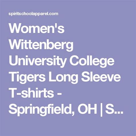 wittenberg university clothing store.